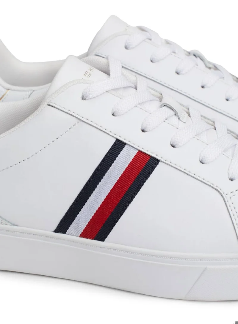 TOMMY HILFIGER Essential Leather Signature Tape Court Sneakers