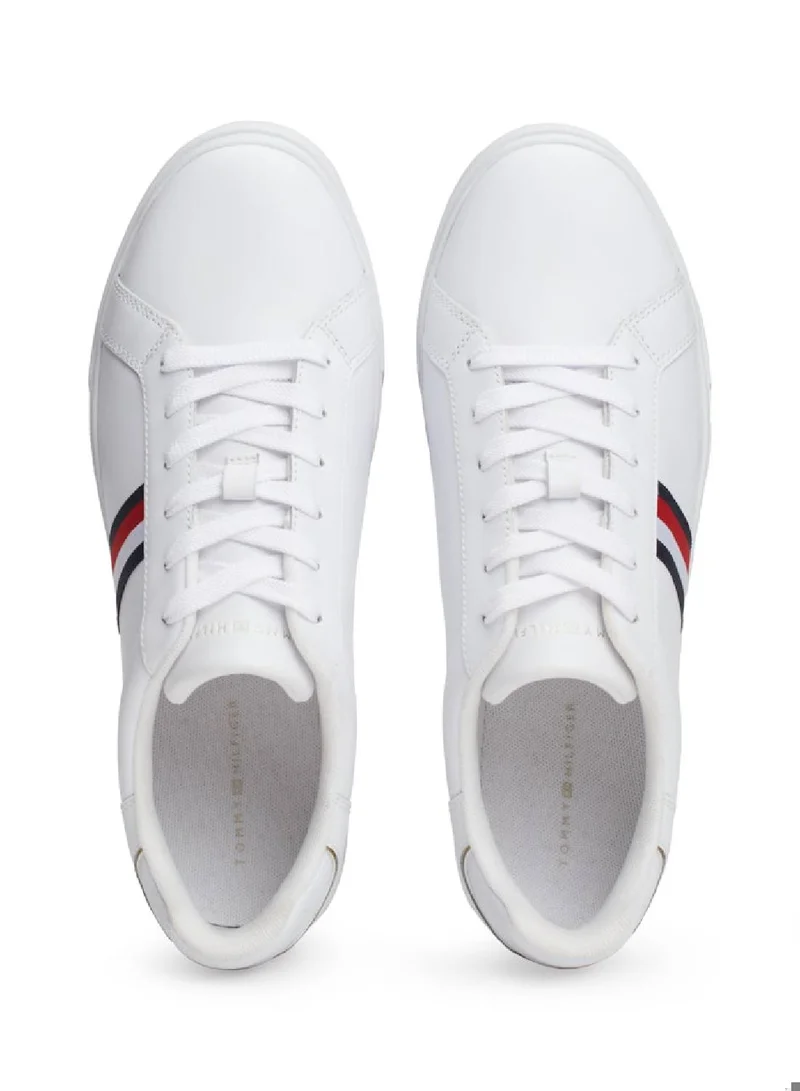 TOMMY HILFIGER Essential Leather Signature Tape Court Sneakers