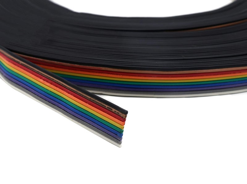Electronicspices Electronic Spices Multicolor Flat Ribbon Cable 10 Colour wire 20METER - Image 3