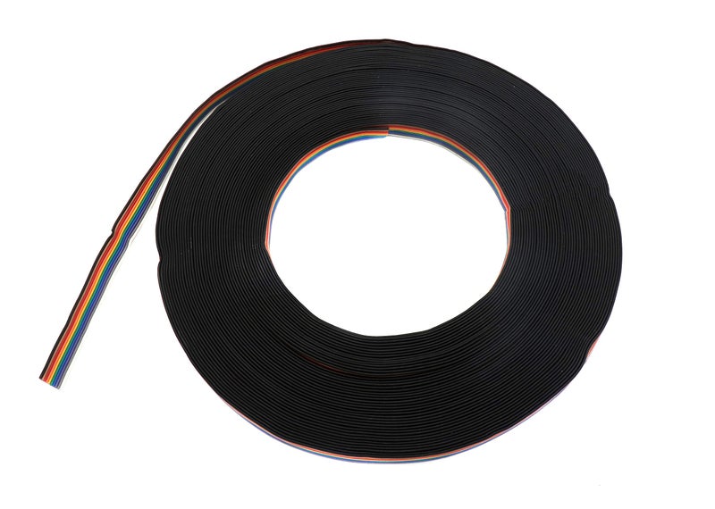 Electronicspices Electronic Spices Multicolor Flat Ribbon Cable 10 Colour wire 20METER - Image 4