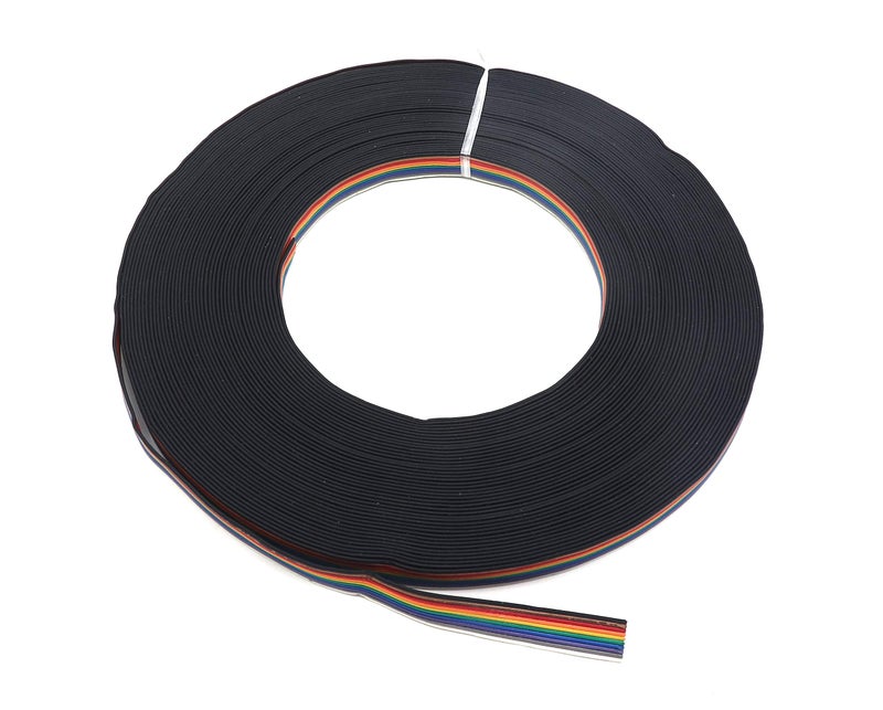 Electronicspices Electronic Spices Multicolor Flat Ribbon Cable 10 Colour wire 20METER - Image 2