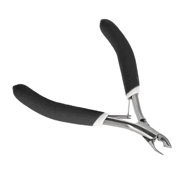 Stainless Steel Nail Clippers: Black, High Quality Rust-resistant Durable, Non-slip Comfort Grip - Sharp Precision Cutting, Portable Lightweight Manicure Tool for Nail Care Dead Skin Trimming - Image 5