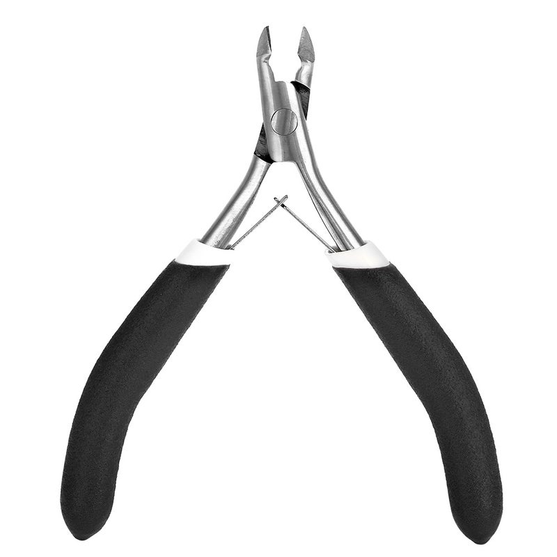 Stainless Steel Nail Clippers: Black, High Quality Rust-resistant Durable, Non-slip Comfort Grip - Sharp Precision Cutting, Portable Lightweight Manicure Tool for Nail Care Dead Skin Trimming - Image 4
