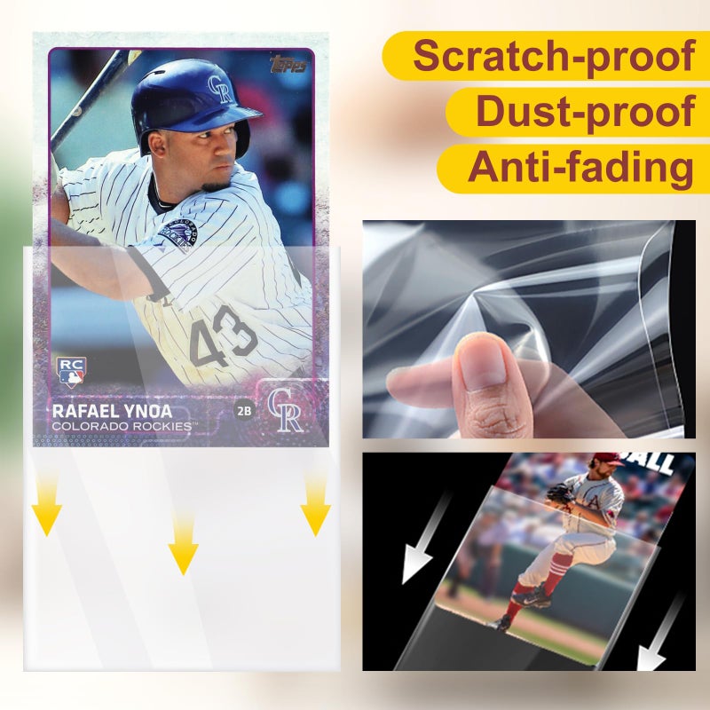 Kitoyz Card Sleeves Top Loaders for Trading Cards, Penny Soft Baseball Card Sleeves Protectors Fit for Sports, Football,MTG Card (5000PCS) - Image 5