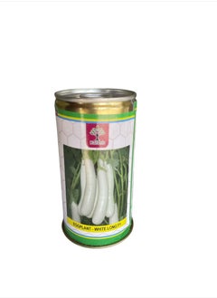 نبتة بتينجان طويل ابيض هجين  - Image 1