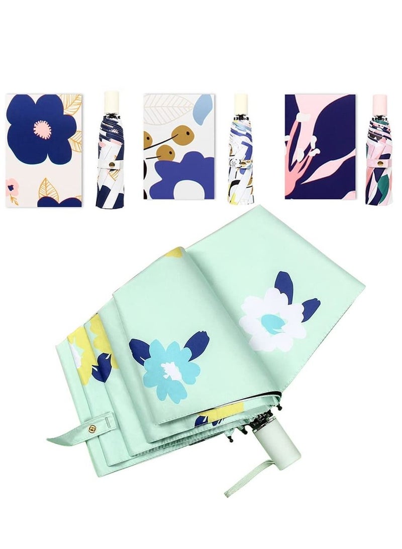 KASTWAVE Windproof Travel Umbrellas for Rain, Mini Small Travel Umbrella for Backpack Perfect Lightweight Compact Parasol Strong Packable Umbrella for Travel Bag Car, Popular Style for women and men - Image 1