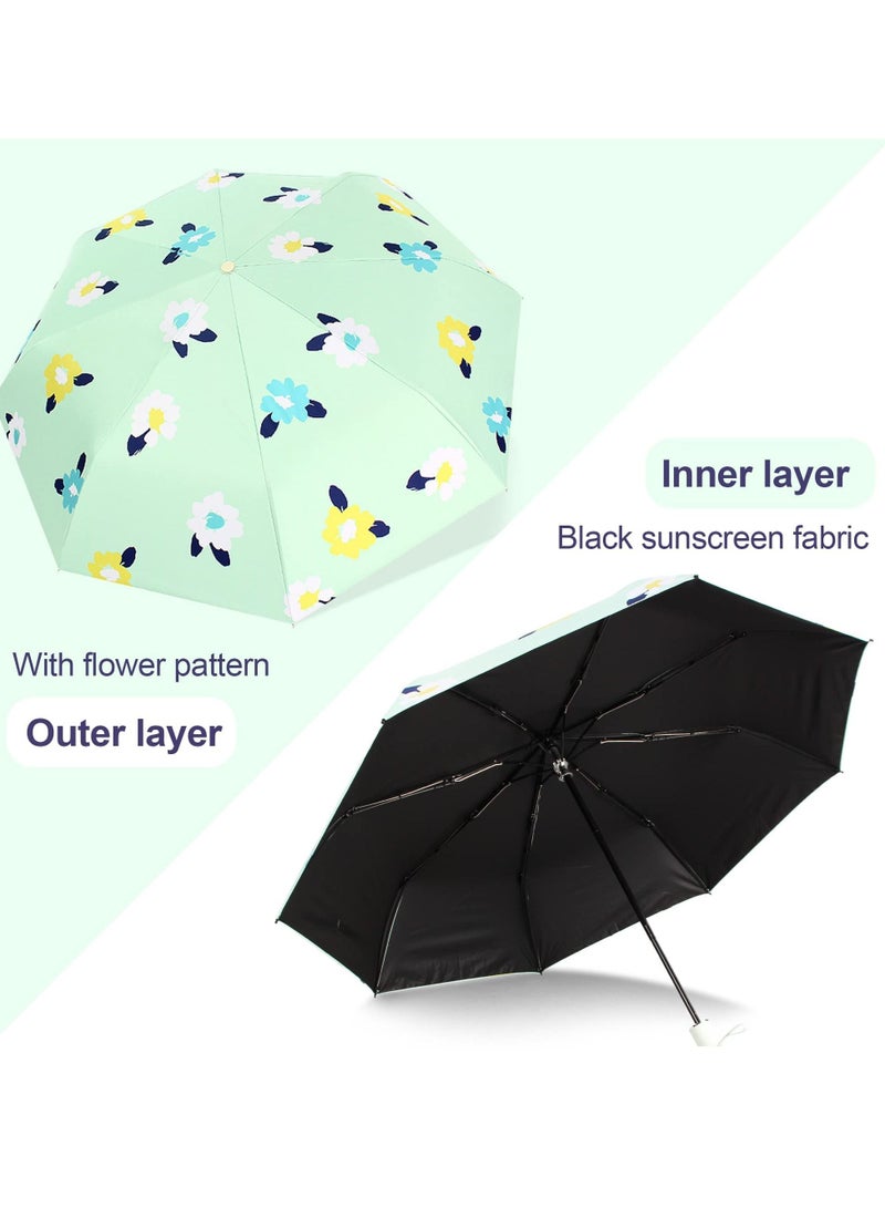 KASTWAVE Windproof Travel Umbrellas for Rain, Mini Small Travel Umbrella for Backpack Perfect Lightweight Compact Parasol Strong Packable Umbrella for Travel Bag Car, Popular Style for women and men - Image 5