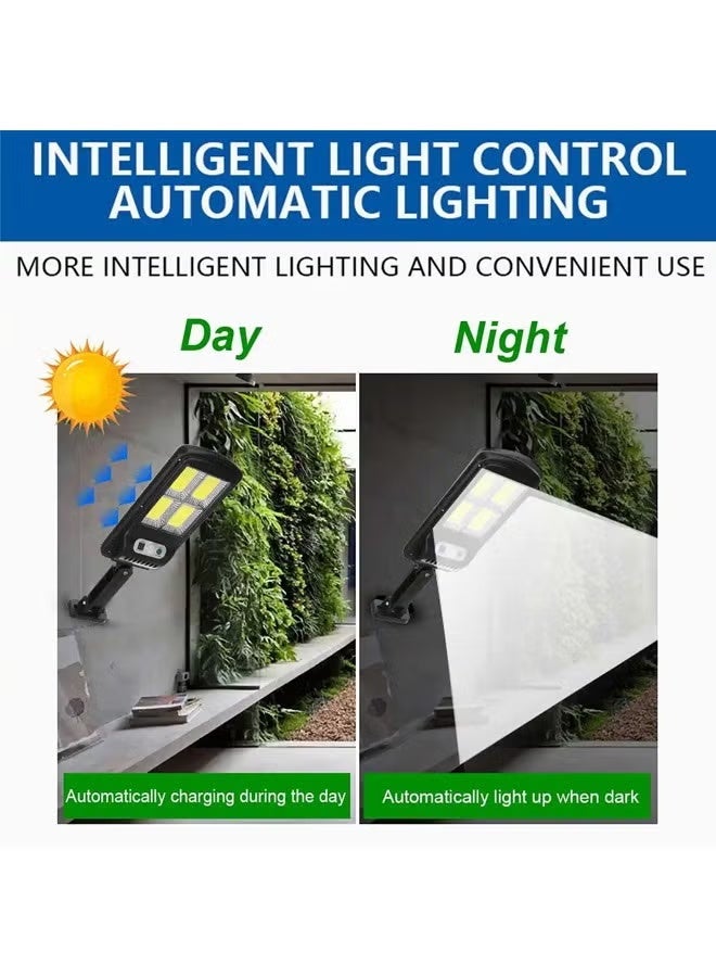 YelaJoy Led Solar Lights Outdoor, 120 Solar Lights，Outdoor Wireless Solar lamp Security, Wall Light Motion Sensor with 3 Lighting Modes for Porch Gutter Barn, Garden, Deck, Fence, Patio Path, Garage and Street - Image 2