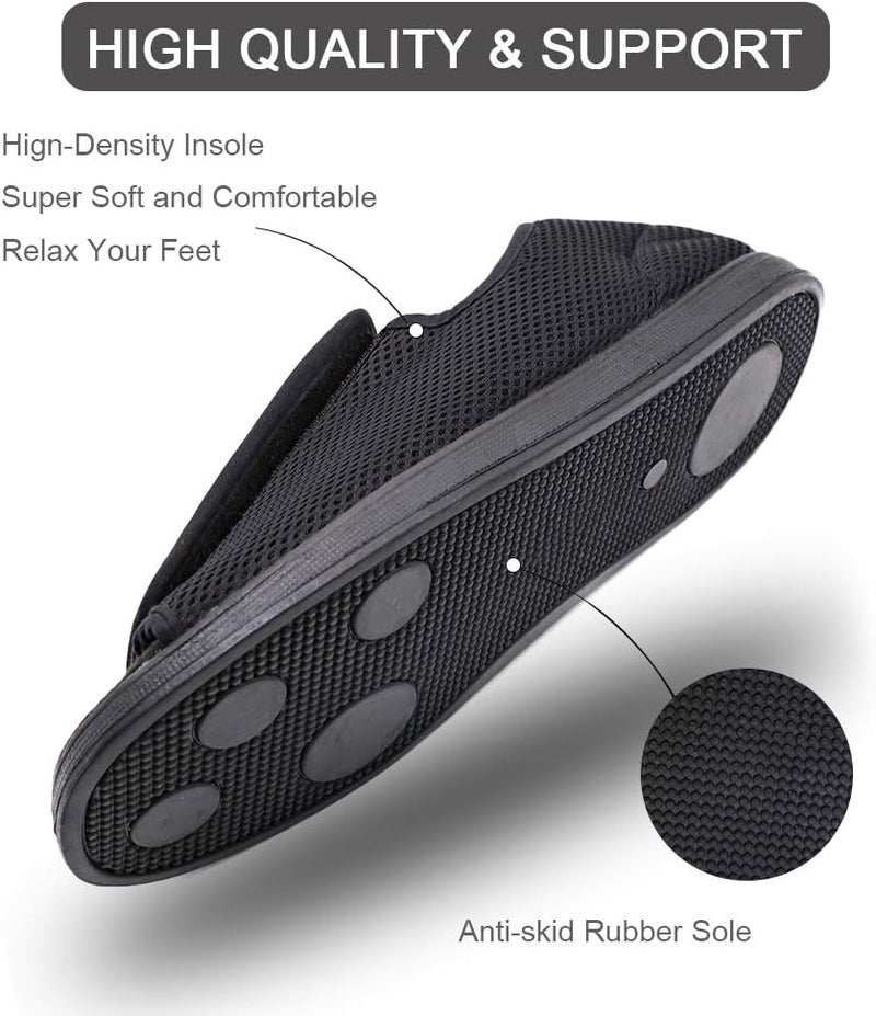 Men's Diabetic Shoes Swollen Feet Slippers Adjustable Strap Comfortable Orthopedic - Image 3