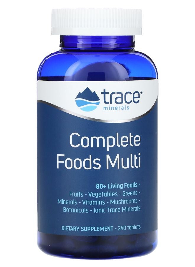 Trace Minerals Complete Food Multi 240 Tablets