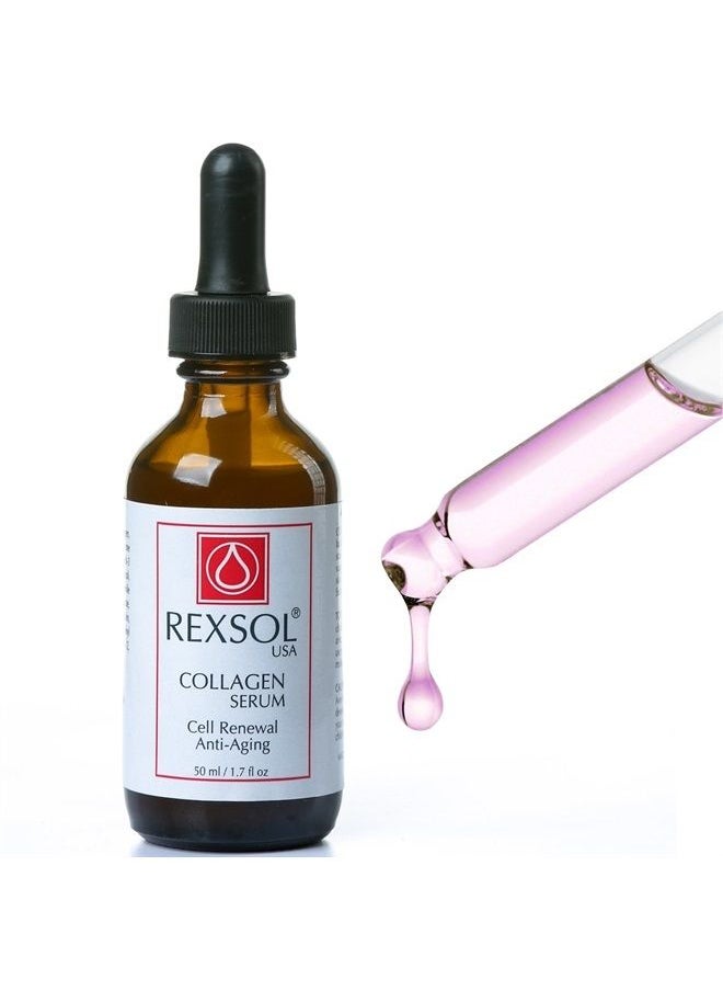 REXSOL - Collagen serum | With Vit C&E | Effective Anti Aging Serum For Face Care & Age Spot Remover | Anti Wrinkle Serum & Anti Aging Face Serum With Hyperpigmentation Treatment | Rapid Wrinkle Repair - Image 1