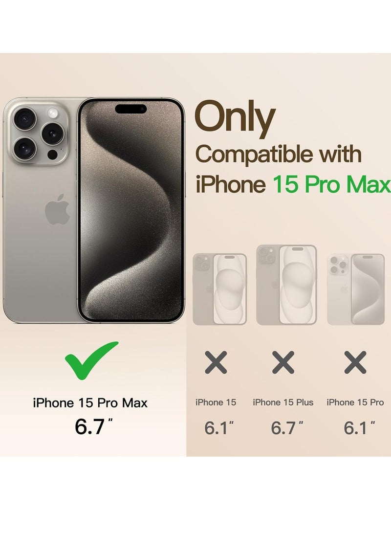 Raxoom Electroplated Case for iPhone 15 Pro Max 6.7-Inch, Camera Lens Full Protection, Compatible with MagSafe Wireless Charging, Shockproof Soft TPU Phone Cover (Gold) - Image 1