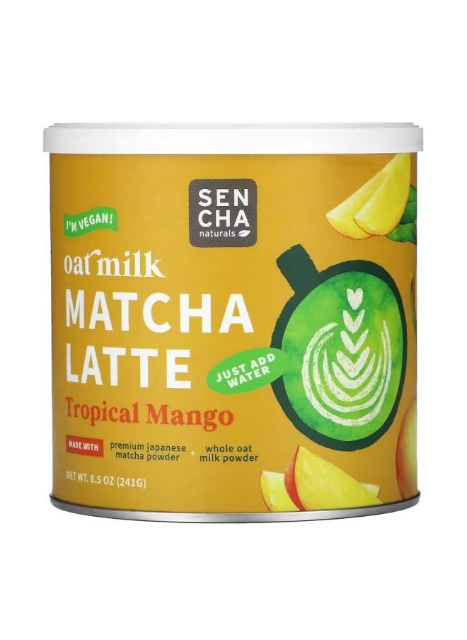 Sencha Naturals Oat Milk Matcha Latte Tropical Mango 8.5 oz 241 g  - Image 1