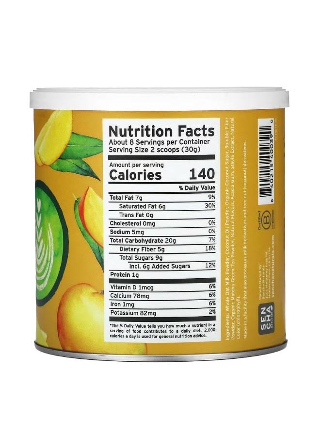 Sencha Naturals Oat Milk Matcha Latte Tropical Mango 8.5 oz 241 g  - Image 2