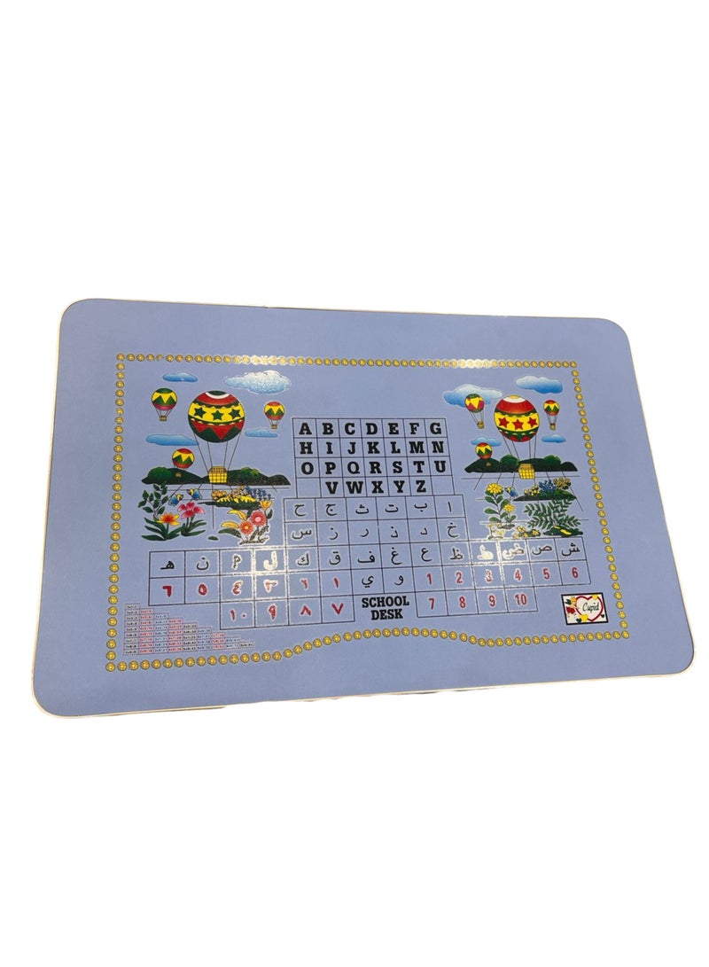 PixelsFurniture Pixel Furniture Kids Study Desk and Chair Set, Multifunctional School Student Table Comfortable for Girls Boys Students, Foldable - Image 4