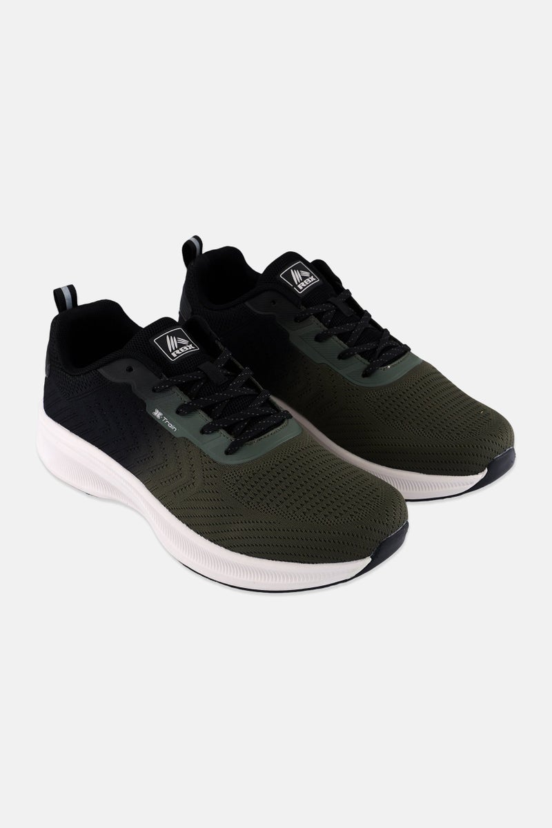 RBX Men Lace Up Brand Logo Training Shoes, Multicolor - Image 1