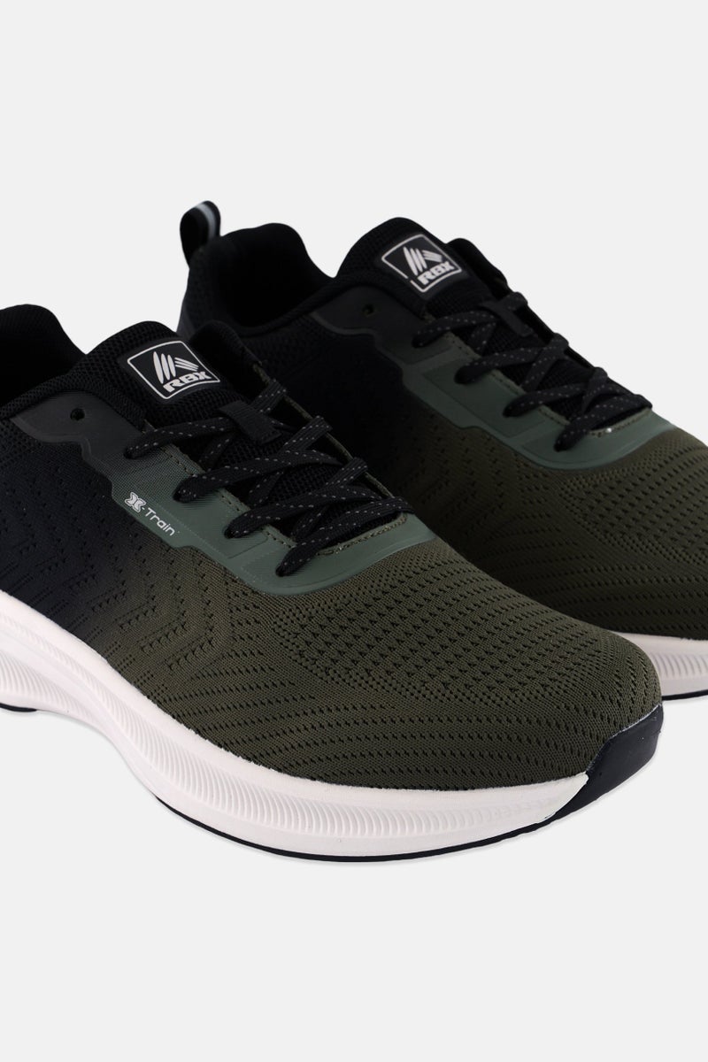 RBX Men Lace Up Brand Logo Training Shoes, Multicolor - Image 3