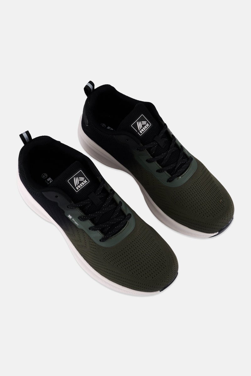 RBX Men Lace Up Brand Logo Training Shoes, Multicolor - Image 4