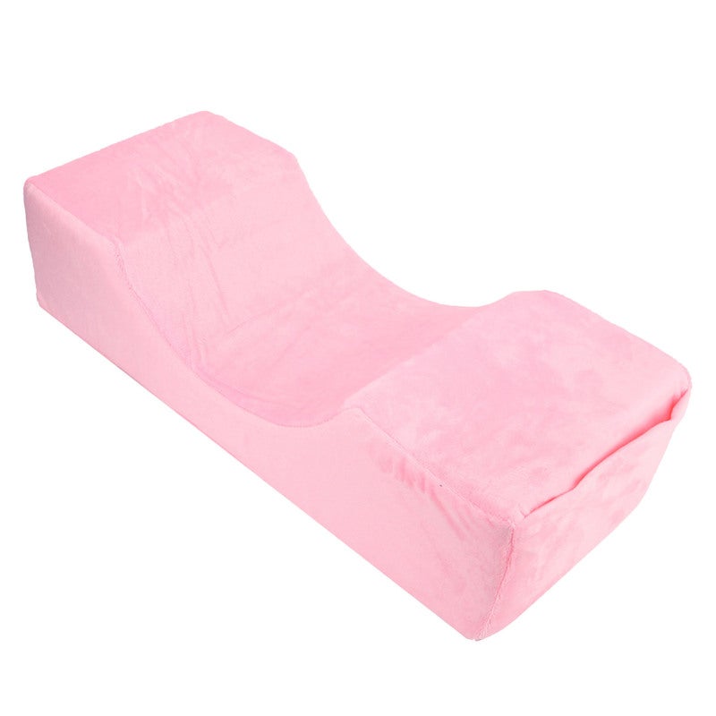 Eyelash Extension Pillow: Pinkish High Elasticity Sponge Core - Ergonomic Curved Design, Soft Skin-Friendly Cover, Detachable For Easy Cleaning U Shaped Pillow for Professional Beauty Salons Home Use - Image 4