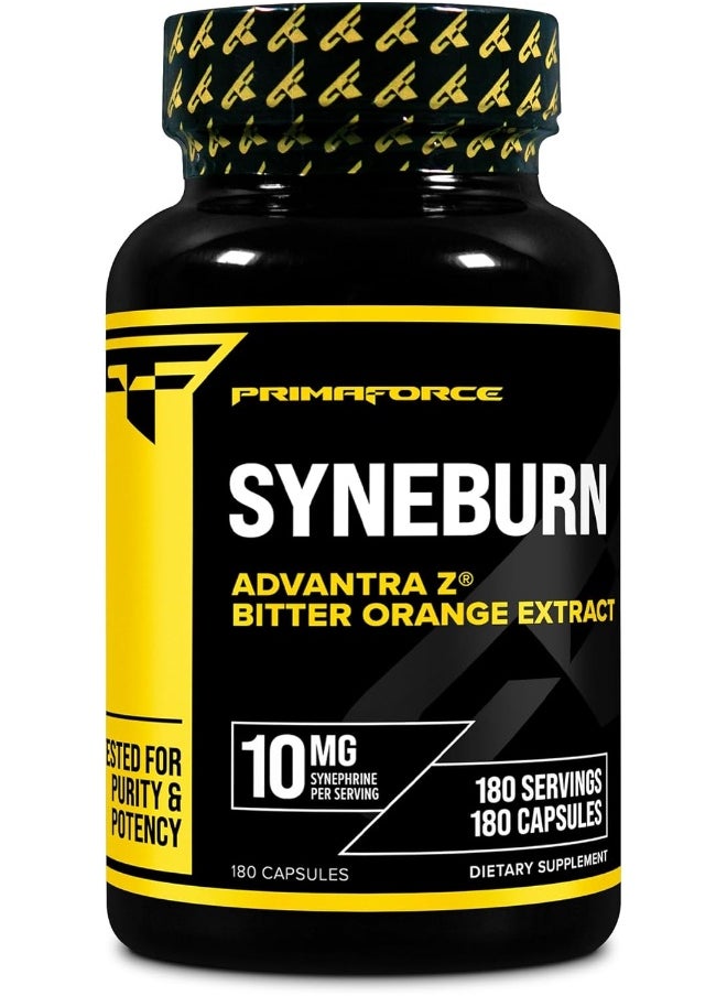 Primaforce PrimaForce Syneburn Supplement, 180 Capsules â€“ Synephrine from ADVANTRA Z  - Image 1