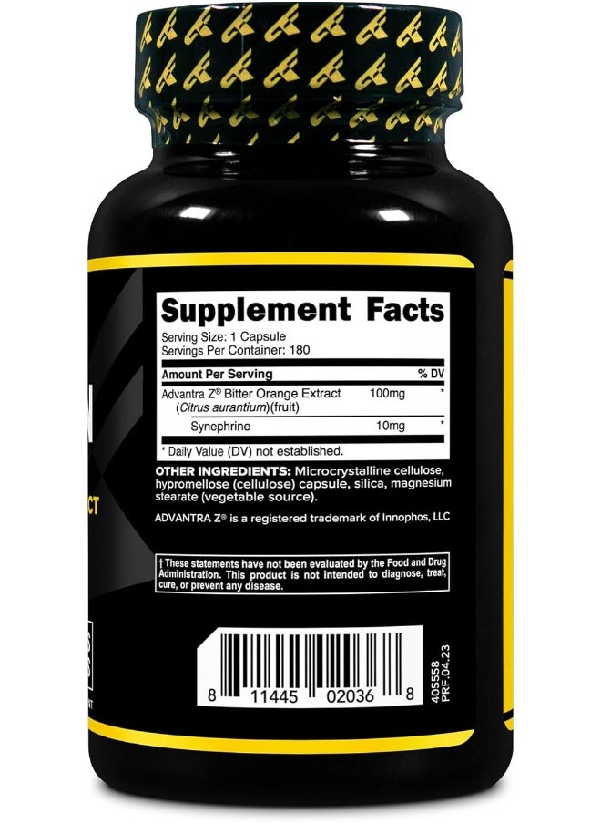 Primaforce PrimaForce Syneburn Supplement, 180 Capsules â€“ Synephrine from ADVANTRA Z  - Image 4