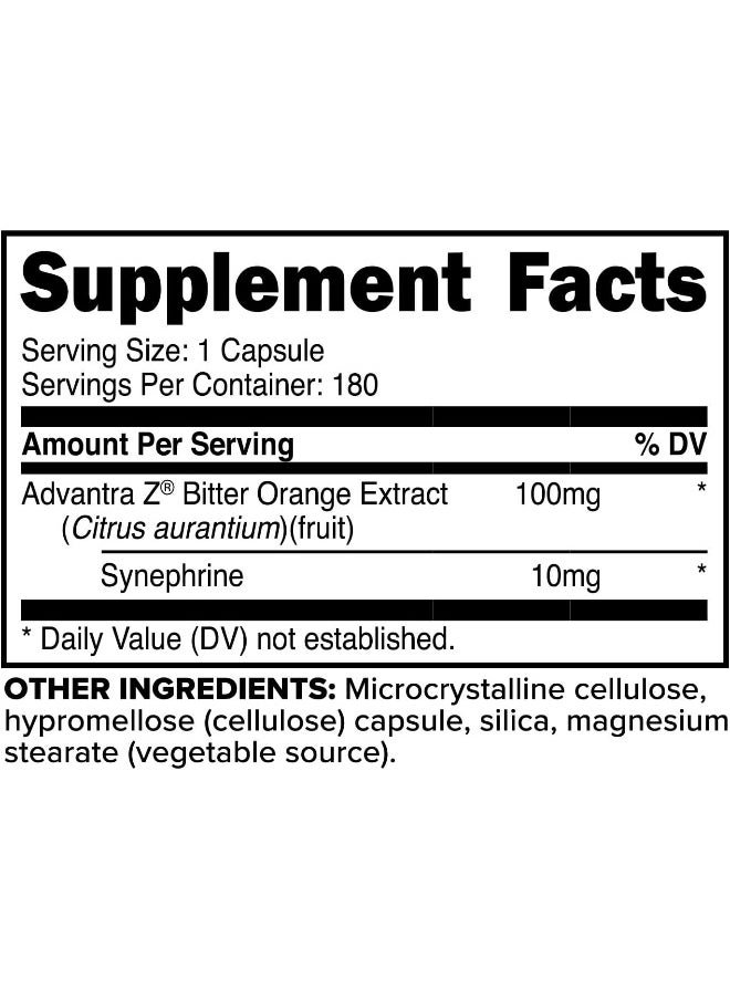 Primaforce PrimaForce Syneburn Supplement, 180 Capsules â€“ Synephrine from ADVANTRA Z  - Image 2