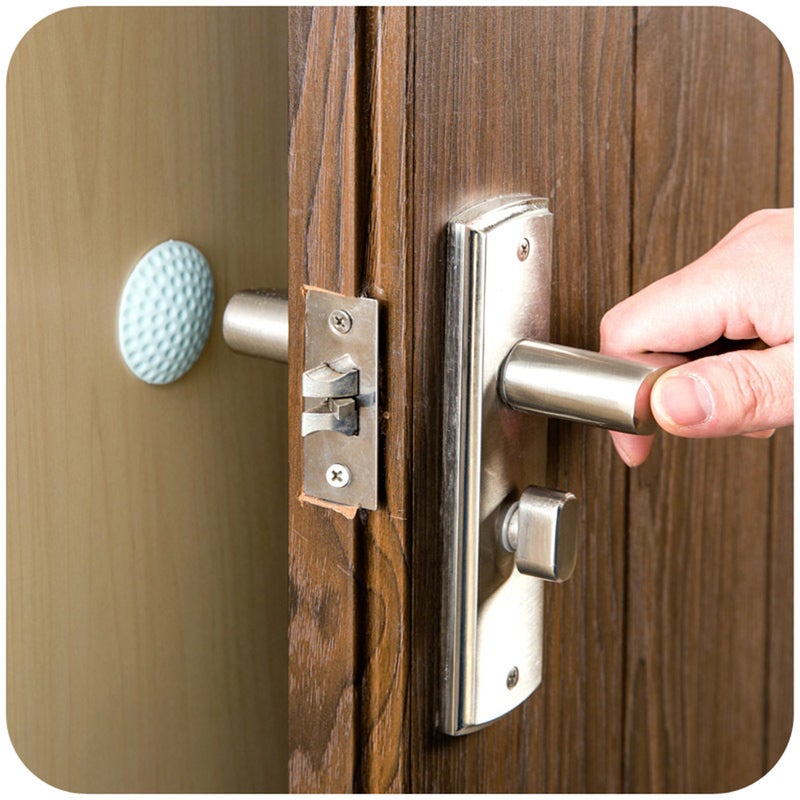 20PCS Thickening Mute Door Rear Wall Shape Rubber Anti-Collision Pad Safe Door Handle Lock Wall Sticker (Mixed Color) - Image 5