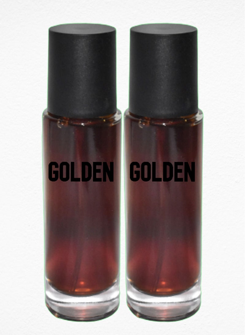 PYRON 2 Pieces Golden Perfume 30 Ml EDP - Image 1
