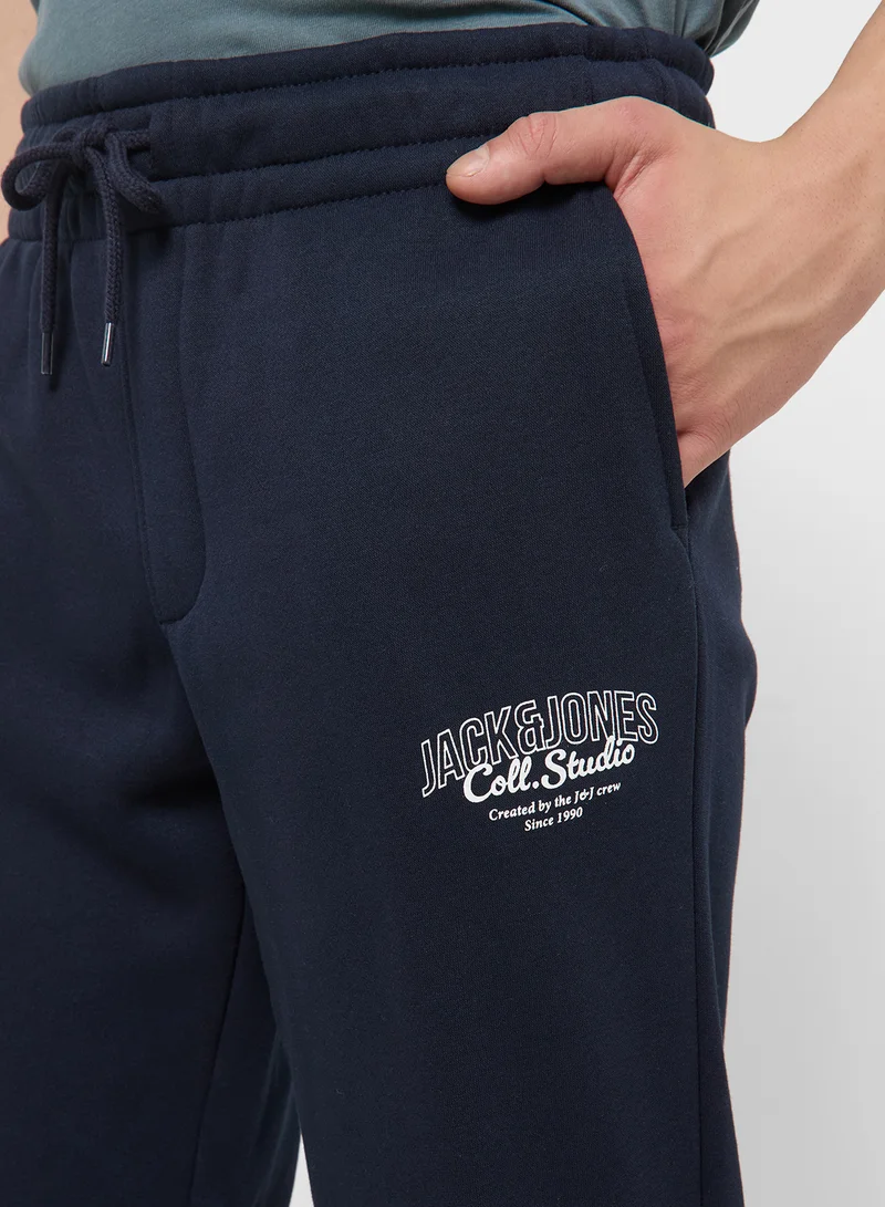 JACK & JONES  Logo Loose Fit Sweatpants for Men | Best Price UAE