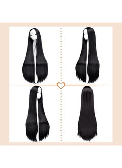 Wig, Synthetic Wig For Women, 40 Inch /100 Cm Straight Long Wig Part In The Middle Anime Costume, Great For Party, Cosplay, Daily-Use And Festivals (Black) - pzsku/Z776EA6FD2848F191D73DZ/45/_/1733729953/18d4fde4-326d-4805-9b6c-c886b12aa81e