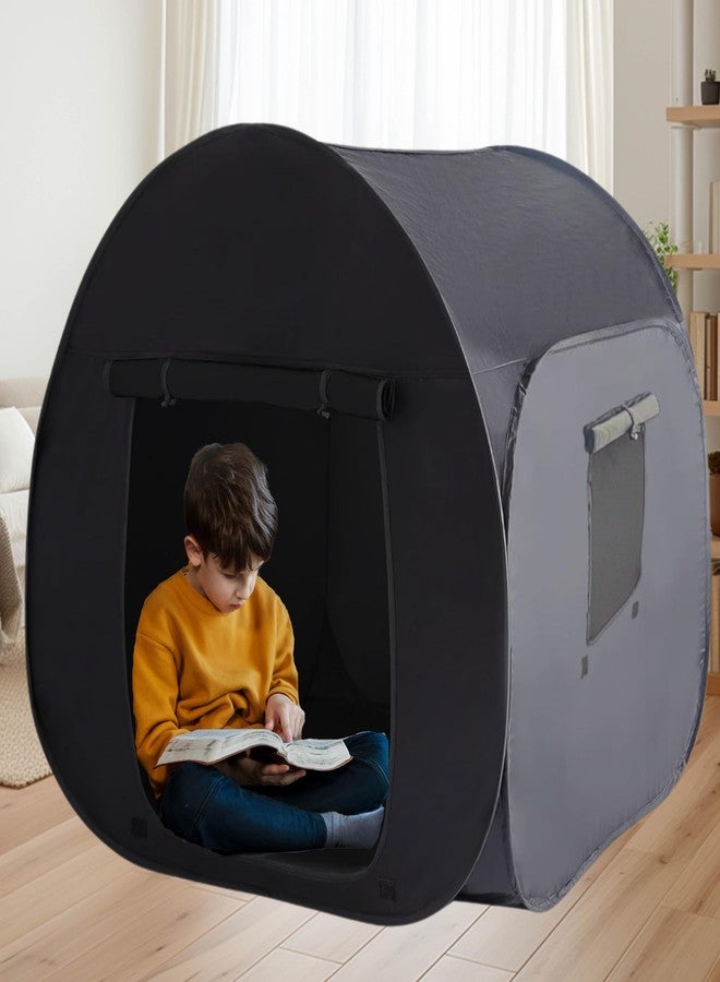 lukidoki Sensory Tent for Kids with Autism - CPC Certification Sensory Calm Corner Helps ADHD, SPD Children Relax, Reduce Anxiety - Portable Pop-up Blackout Hideout Play Tent Toys Add Windows - Image 1