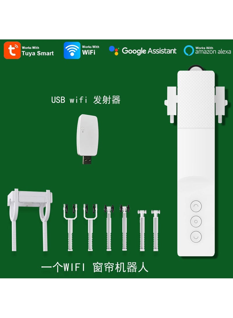 ارواق تويا واي فاي بطارية ليثيوم ستارة كهربائية رفيق روبوت موتور المنزل الذكي مسار مجاني - Image 1