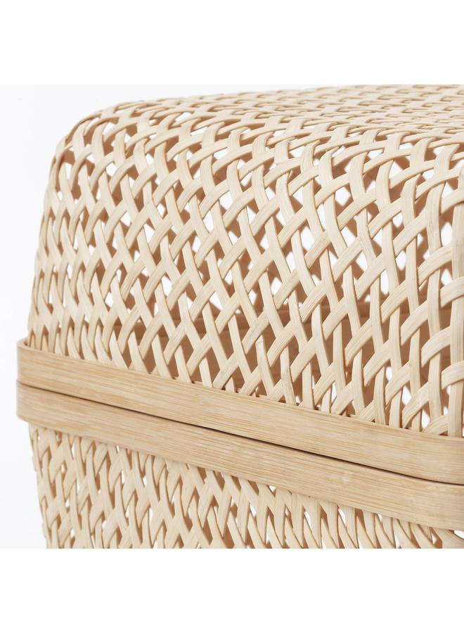 Zaboon Box With Lid, Natural, 30X30X23 Cm  - Image 4