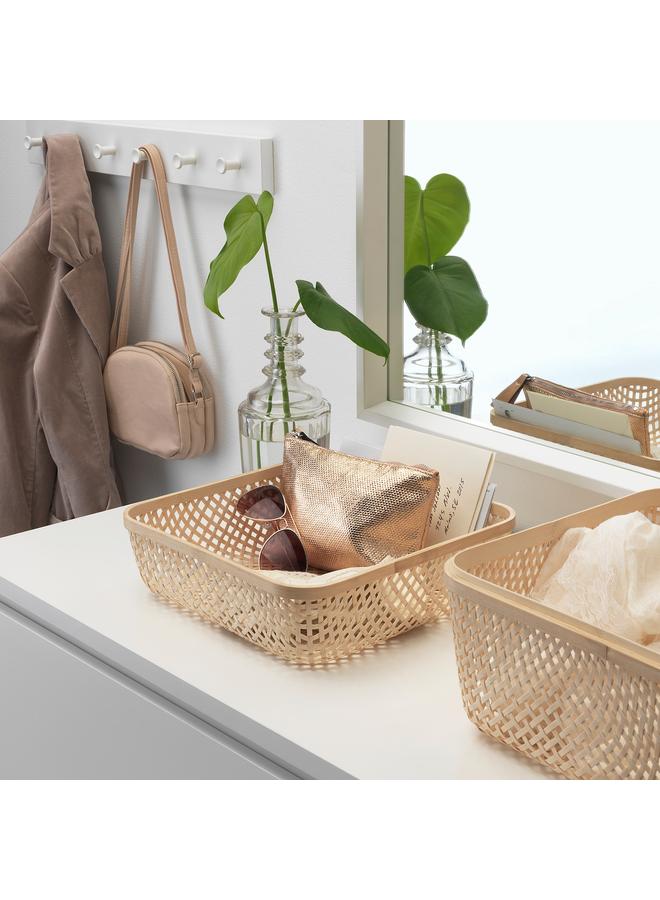 Zaboon Box With Lid, Natural, 30X30X23 Cm  - Image 3