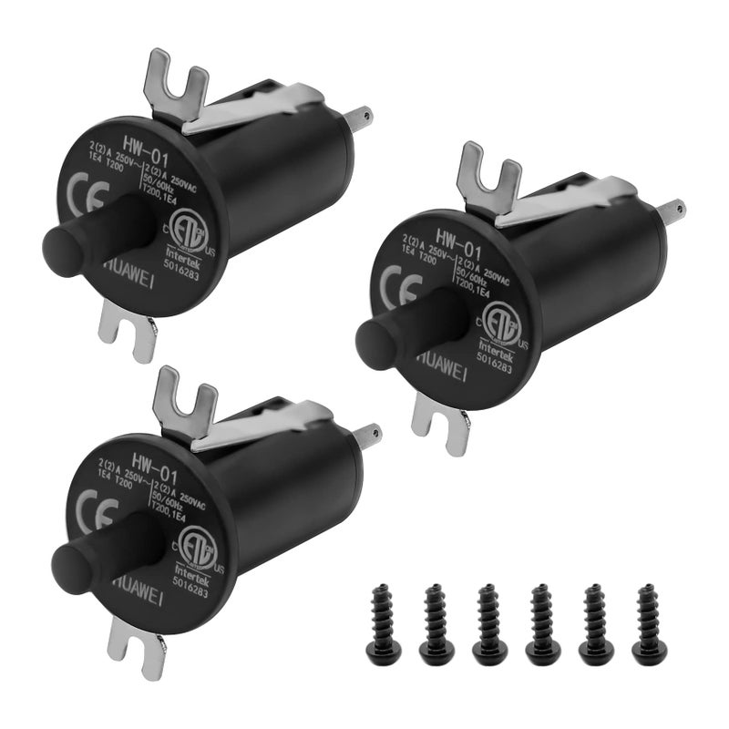 Hopper LidDoor Switch 3Pack Replacement Part for Masterbuilt Gravity Series 5608001050 XL Digital Charcoal Grill  Smokers