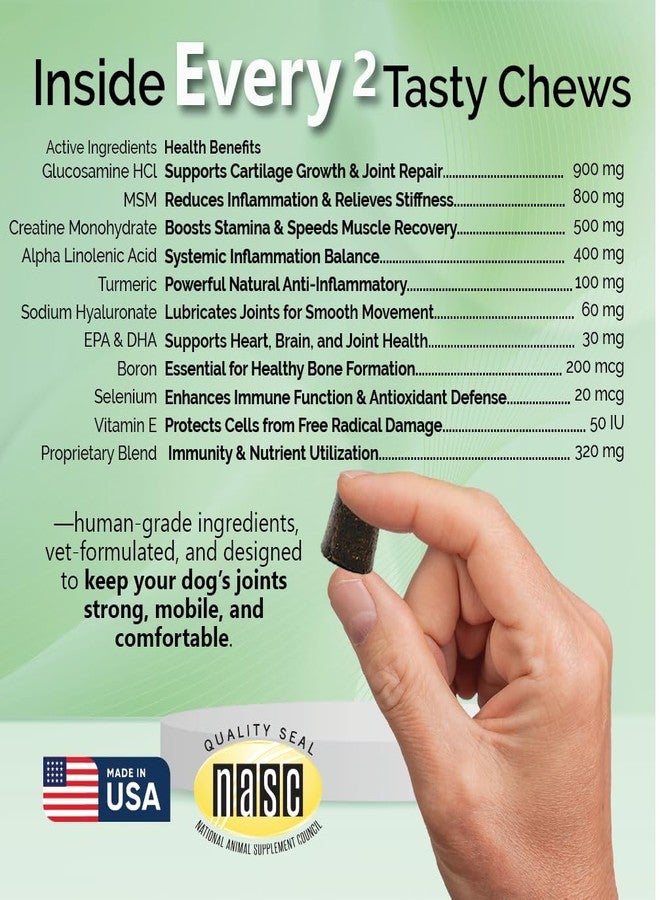 Pet Health Solutions Hylox Soft Chews for Dogs - Supports Joints & Cushions Connective Tissues - Glucosamine - Alpha Linolenic Acid - 120 Soft Chews - Image 3