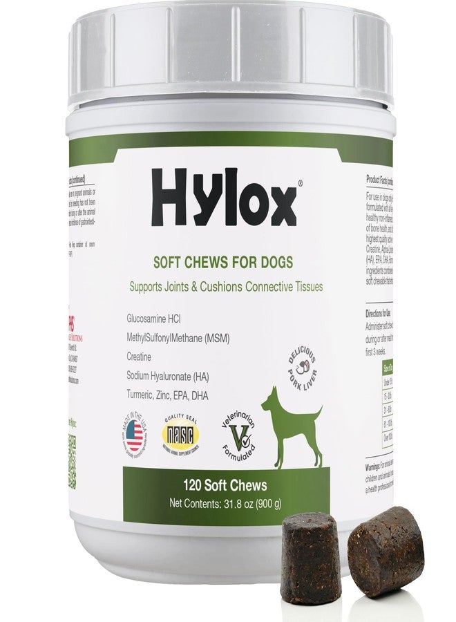 Pet Health Solutions Hylox Soft Chews for Dogs - Supports Joints & Cushions Connective Tissues - Glucosamine - Alpha Linolenic Acid - 120 Soft Chews - Image 1