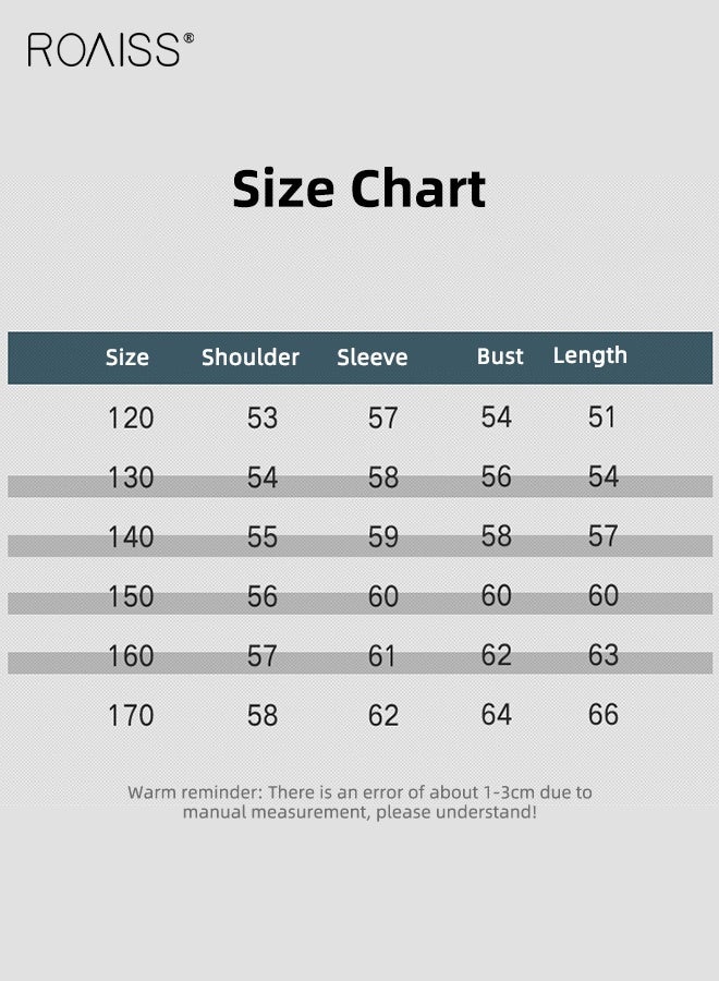 رويس سترة جينز للأولاد، قميص أنيق بأزرار كبس، سترة قميص فضفاضة عصرية، قميص بأكمام طويلة للأولاد، مناسب للارتداء اليومي والمدرسة والأنشطة الخارجية - Image 5