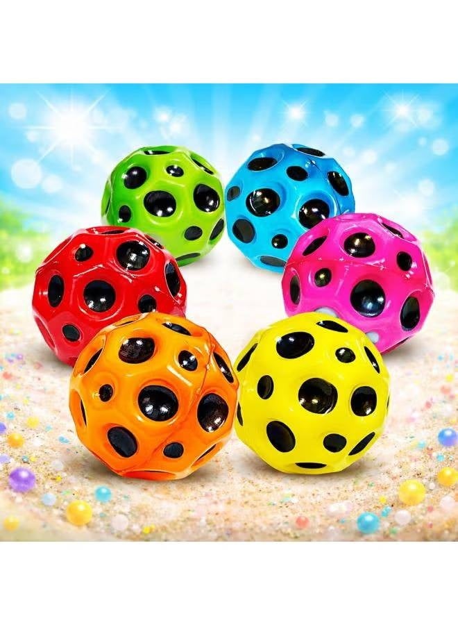 Yellow Tactile Sensory Stress Relief Ball, Pocket-Friendly Fidget Toy - Image 4