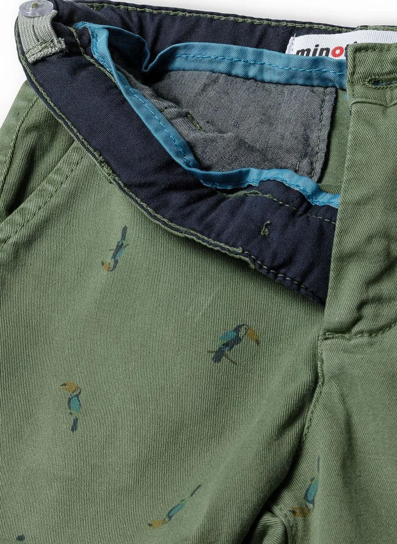 MINOTI Boys' Chino Shorts with Adjustable Waist