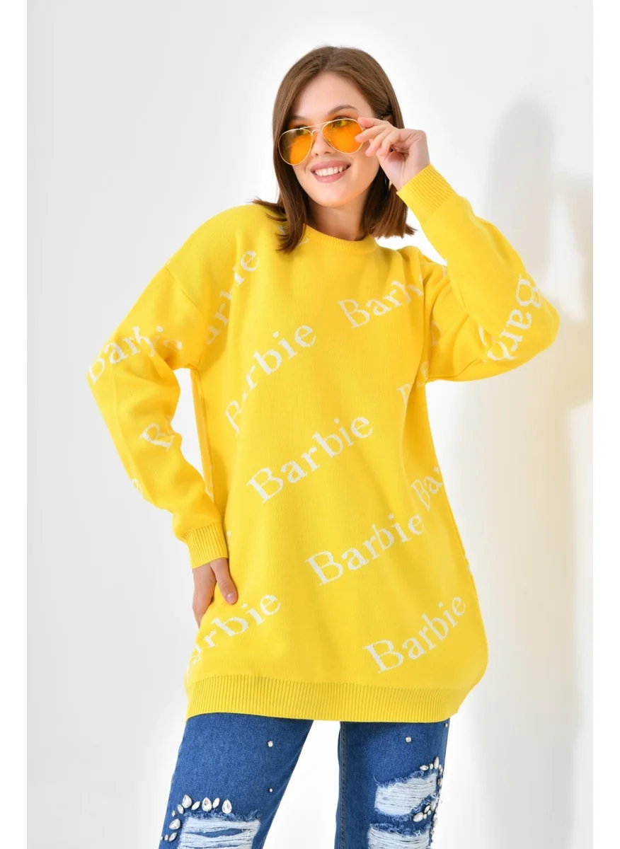 Garmi Ftz Women Barbie Sweater Yellow