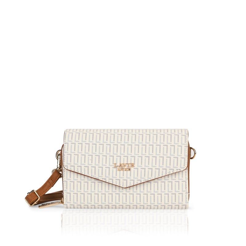 Lavie Luxe Women's Mono Sally25 2 c wallet (White) - Image 1