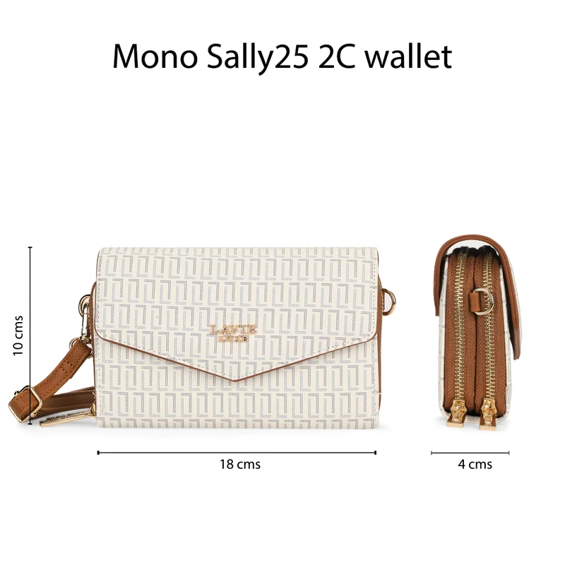 Lavie Luxe Women's Mono Sally25 2 c wallet (White)