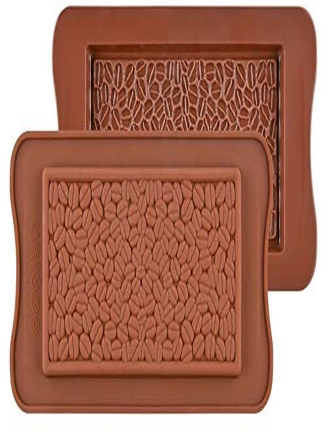 TREXEE Silicone Chocolate Bar Coffee Bean Candy Mould (Pack of 1) - Image 3