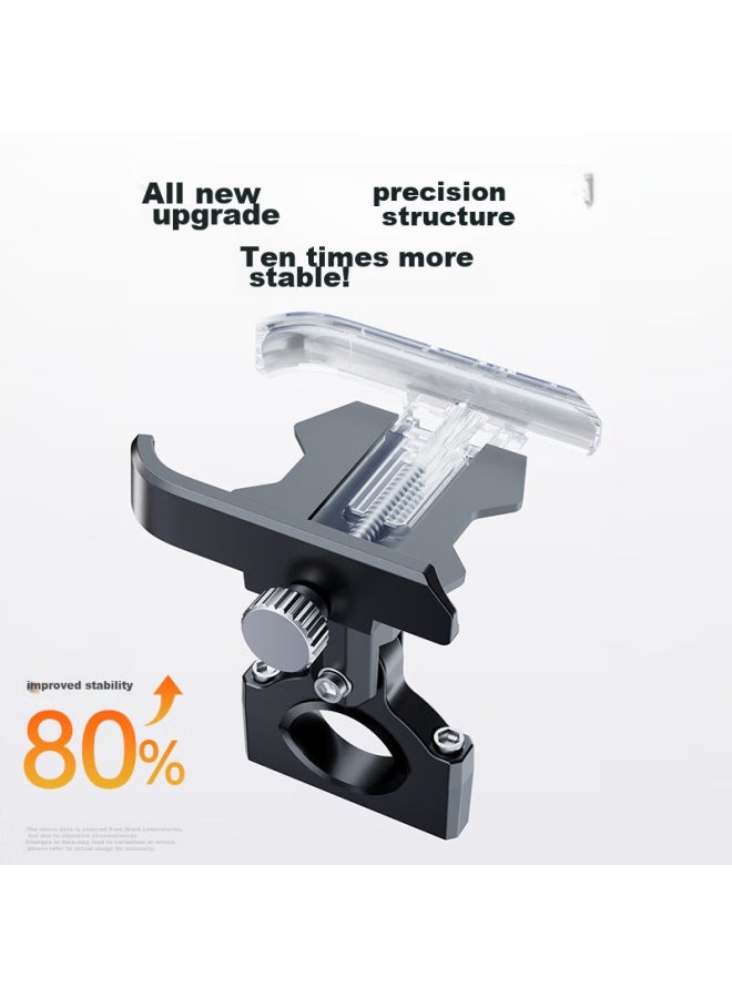 Stiger [upgraded Aluminum Alloy] Electric Vehicle Phone Holder, Motorcycle Navigation Mount, Bicycle Phone Bracket, Food Delivery Rider, Electric Scooter, Courier, Cycling Equipment - Image 3