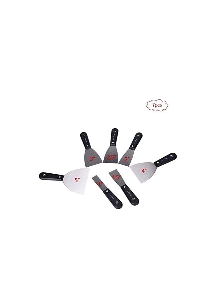 AQ AQSON طقم أدوات معجون 7 قطع من AQSON مع مقبض مضاد للانزلاق - Image 1