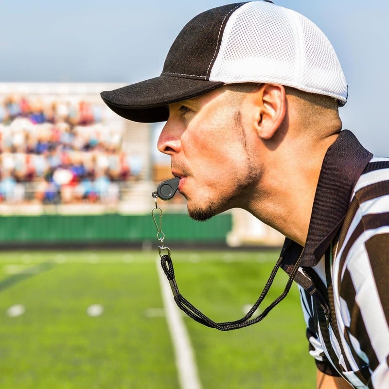 Canbee Referee Steel and Plastic Whistle Pack of 4 High Sound use Multi Purpose Sports Games (Plastic) - Image 4