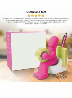 Y&D Tape Dispenser,Tape Supply Station, Funny Accessory for Office, Home or School, Fun Novelty Desk Tidy and Desktop Holder Includes Paper Clips, Ideal Present  - Image 3