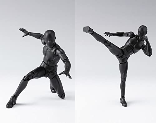 Haniforever Artists Manikin Art Mannequin Figures Supplies Drawing Tools,Small Drawing Figure Model for Sketching,Painting,Action Figure Set(Black,Male) - Image 5
