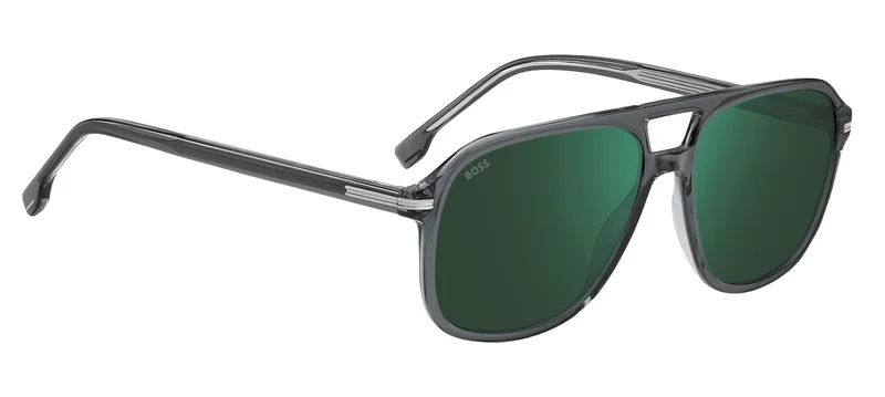 هوجو بوس Square Double Bridge Sunglasses Frames